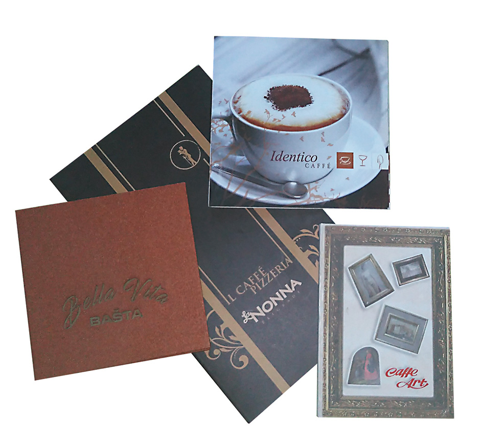 Štampa i izrada jelovnika Cobalt Blue